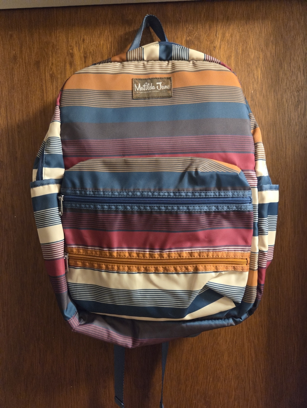 Matilda Jane Multicolor Striped Backpack